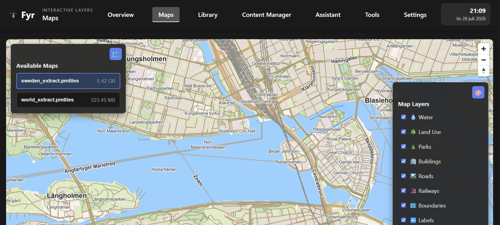Fyr Maps Screenshot